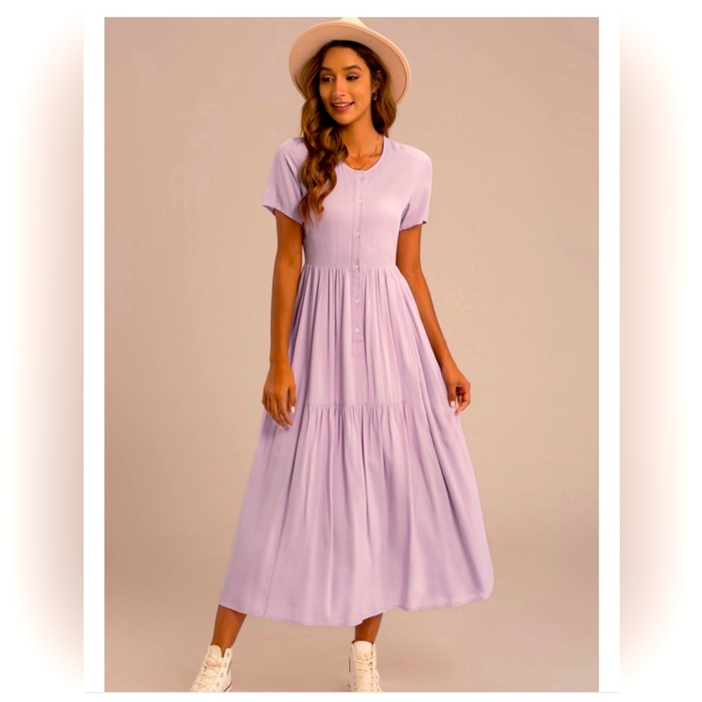 Brand new Petallush dress. Lavender, size xs